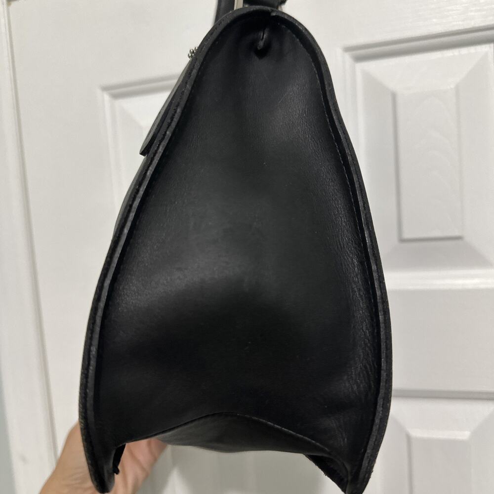 Vintage 1998 Coach Monterey Shoulder Bag Handbag Leather Black - Picture 4 of 12